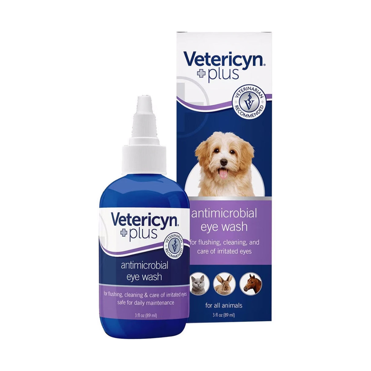 Vetericyn Plus Antimicrobial Eye Wash 3 oz.