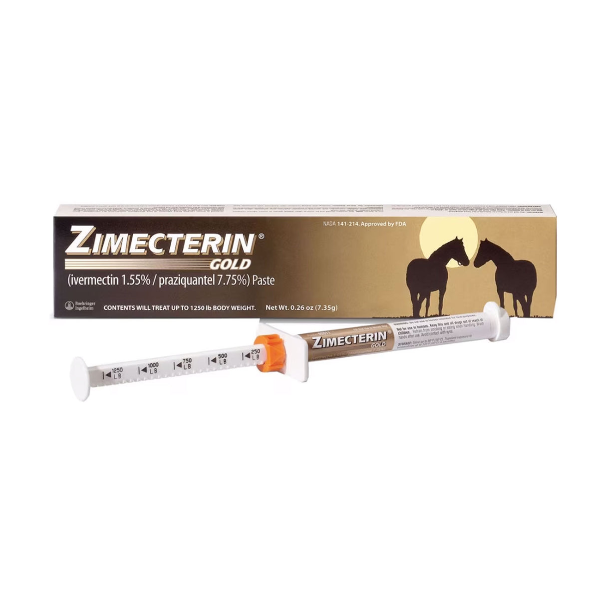 Zimecterin Gold Dewormer 0.26 oz.