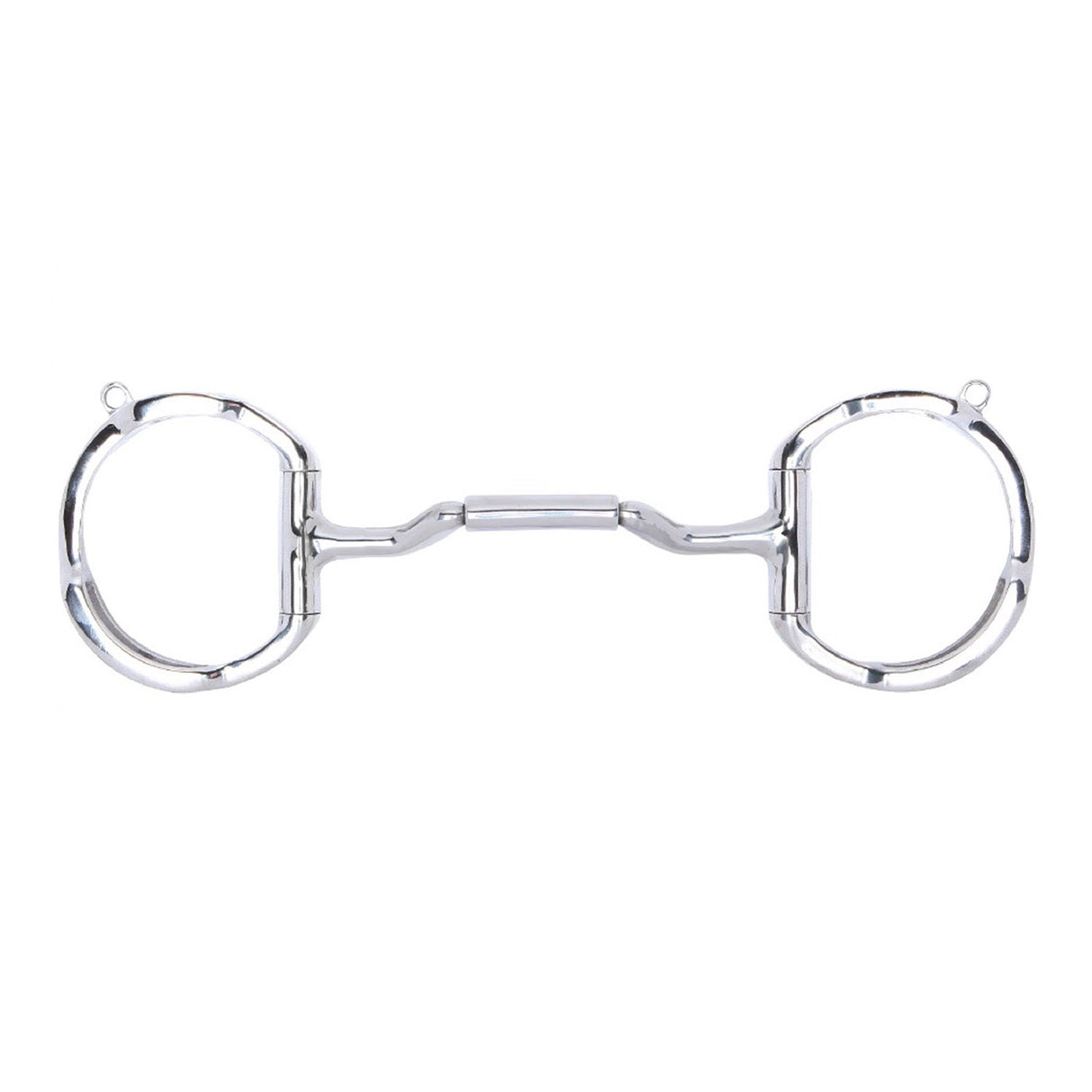 Myler Eggbutt Mullen Bit W/ Hooks & Forward Tilt Low Port - Level 2-3