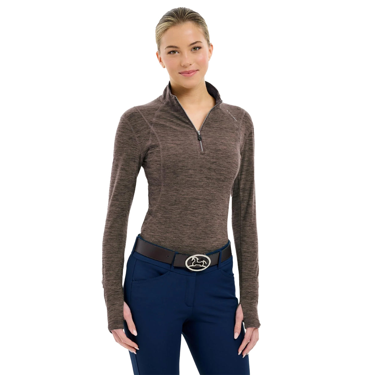 RJ Classics Logan Quarter Zip Long Sleeve Top