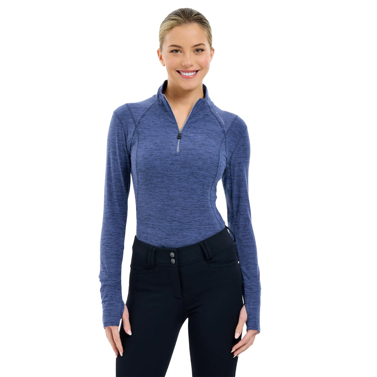 RJ Classics Logan Quarter Zip Long Sleeve Top