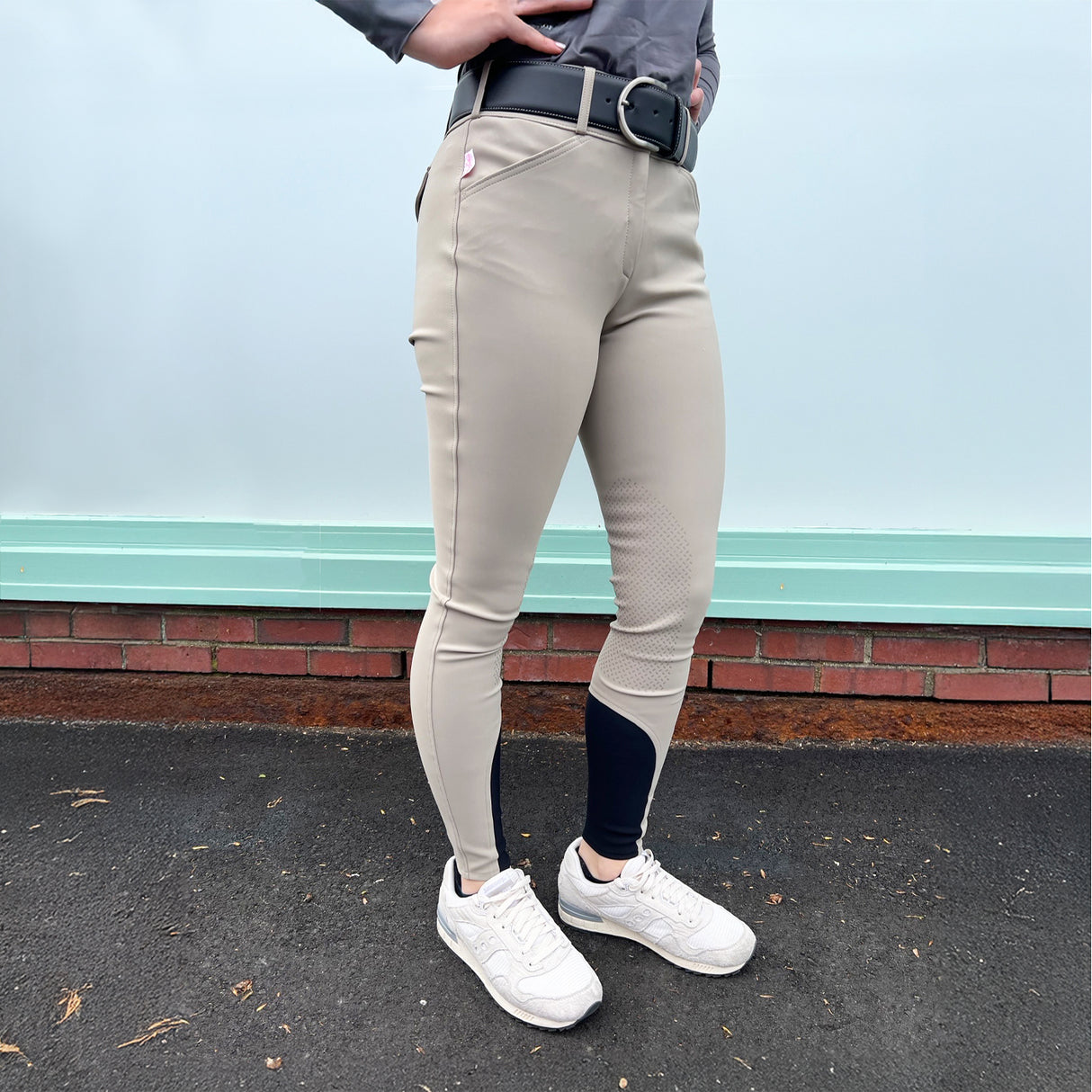 Tailored Sportsman Medium Weight Technical Mid-Rise Silicone Knee Patch Breech