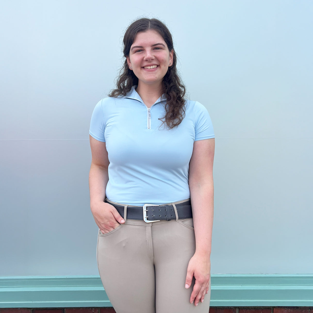 Tailored Sportsman IceFil Short Sleeve Zip Top