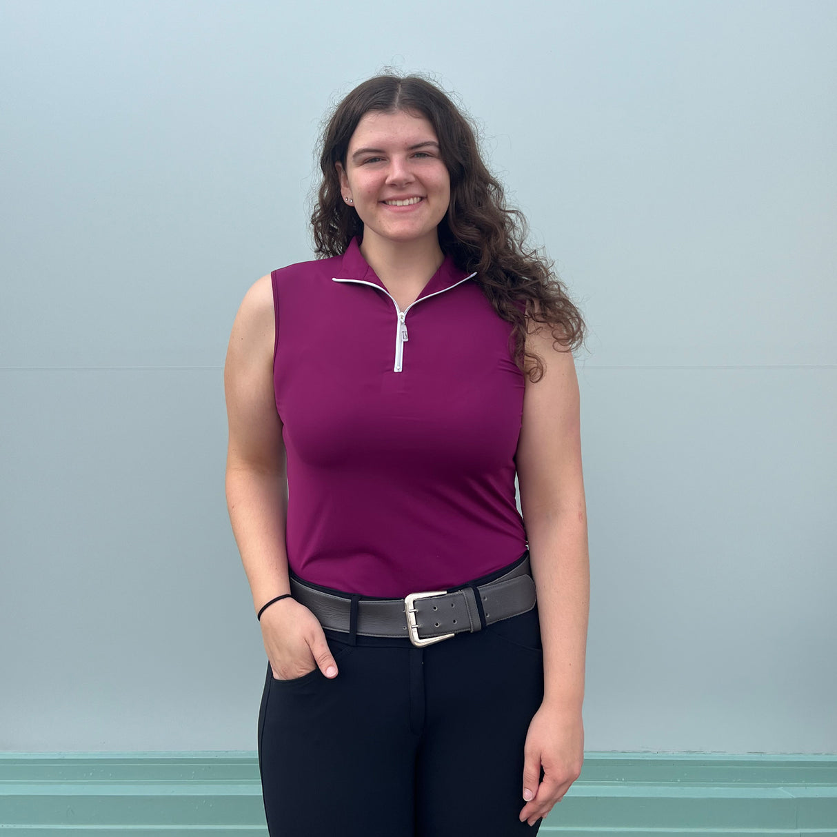 Tailored Sportsman IceFil Sleeveless Zip Top