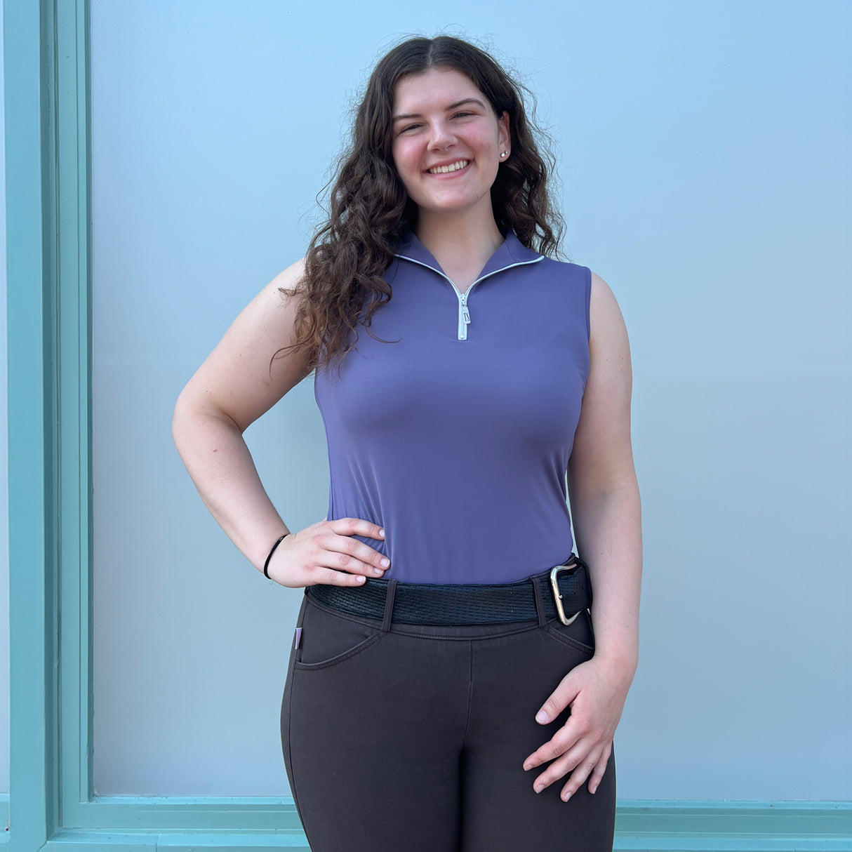 Tailored Sportsman IceFil Sleeveless Zip Top