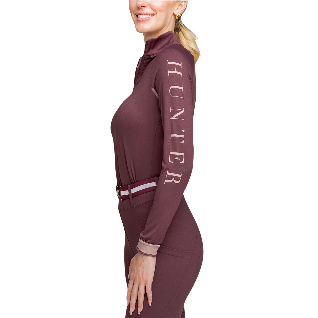 Kastel Denmark Long Sleeve Quarter Zip Hunter Top