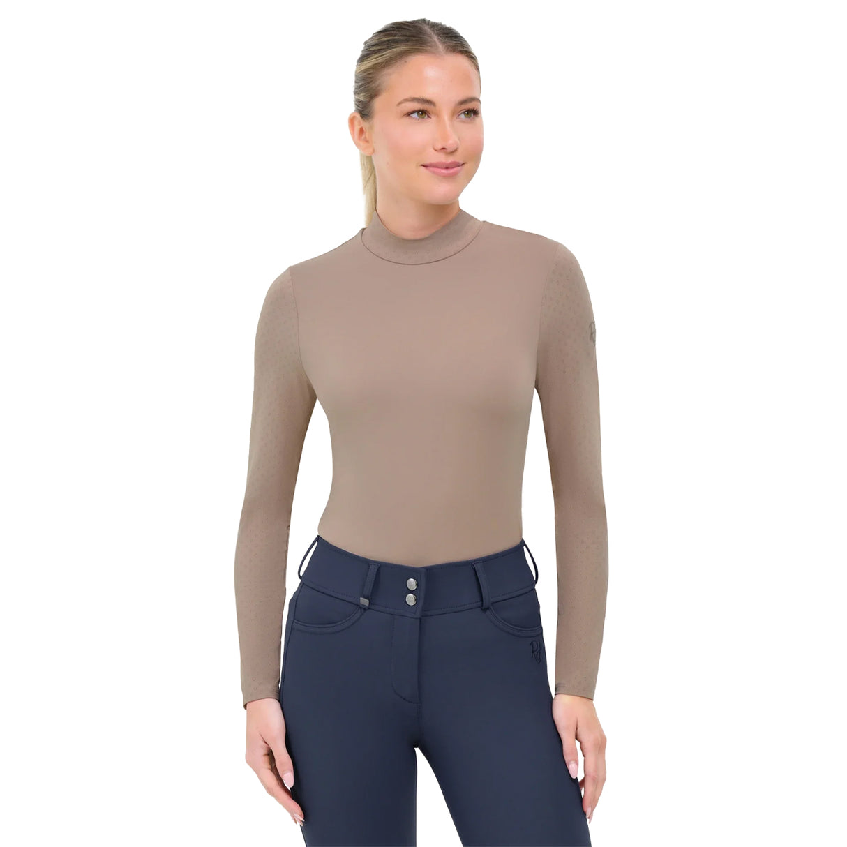 RJ Classics Jemma Long Sleeve Mock Neck Top