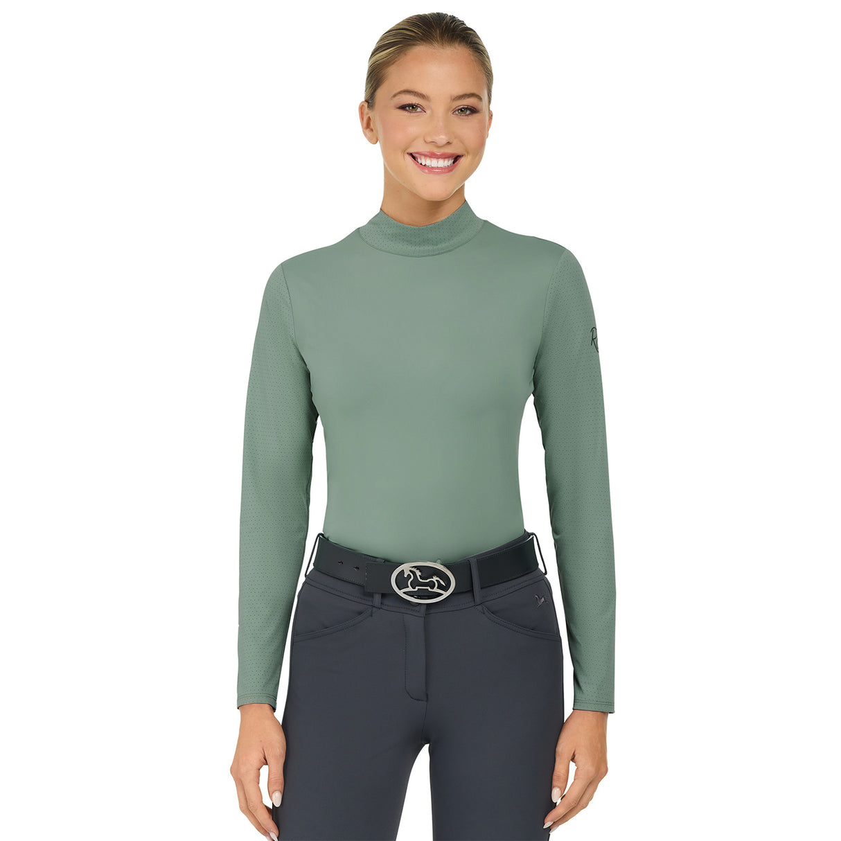 RJ Classics Jemma Long Sleeve Mock Neck Top