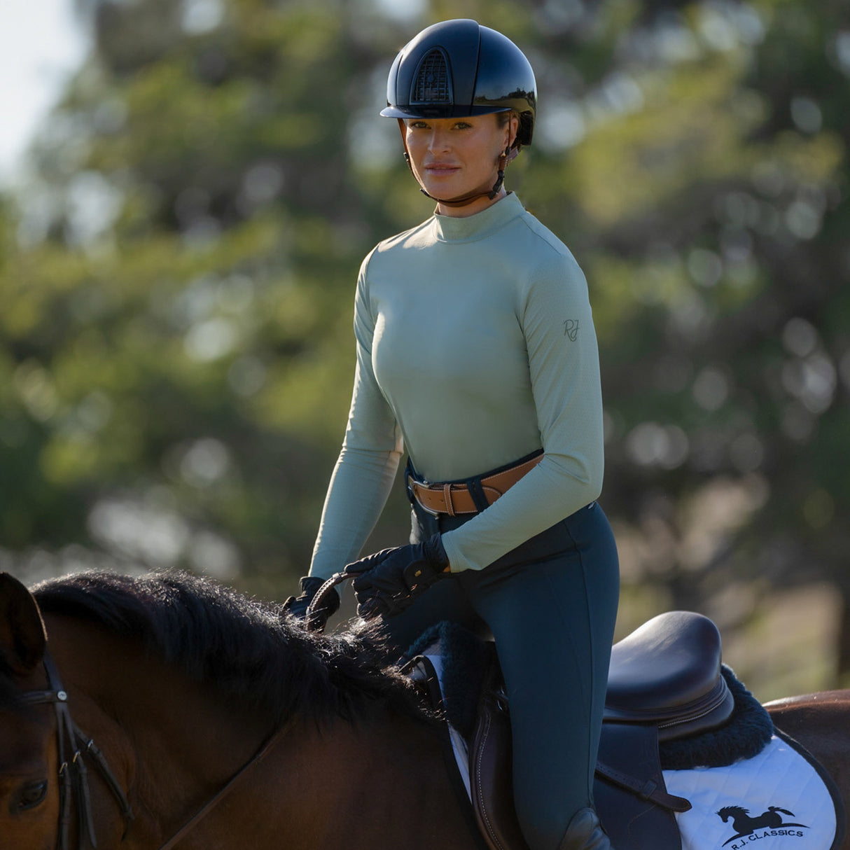 RJ Classics Jemma Long Sleeve Mock Neck Top