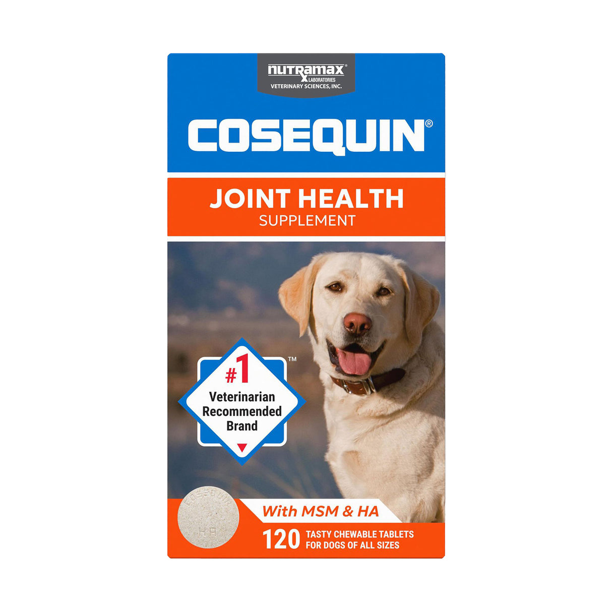 Cosequin Joint Supplement for Dogs W/ MSM - 120 Tabs