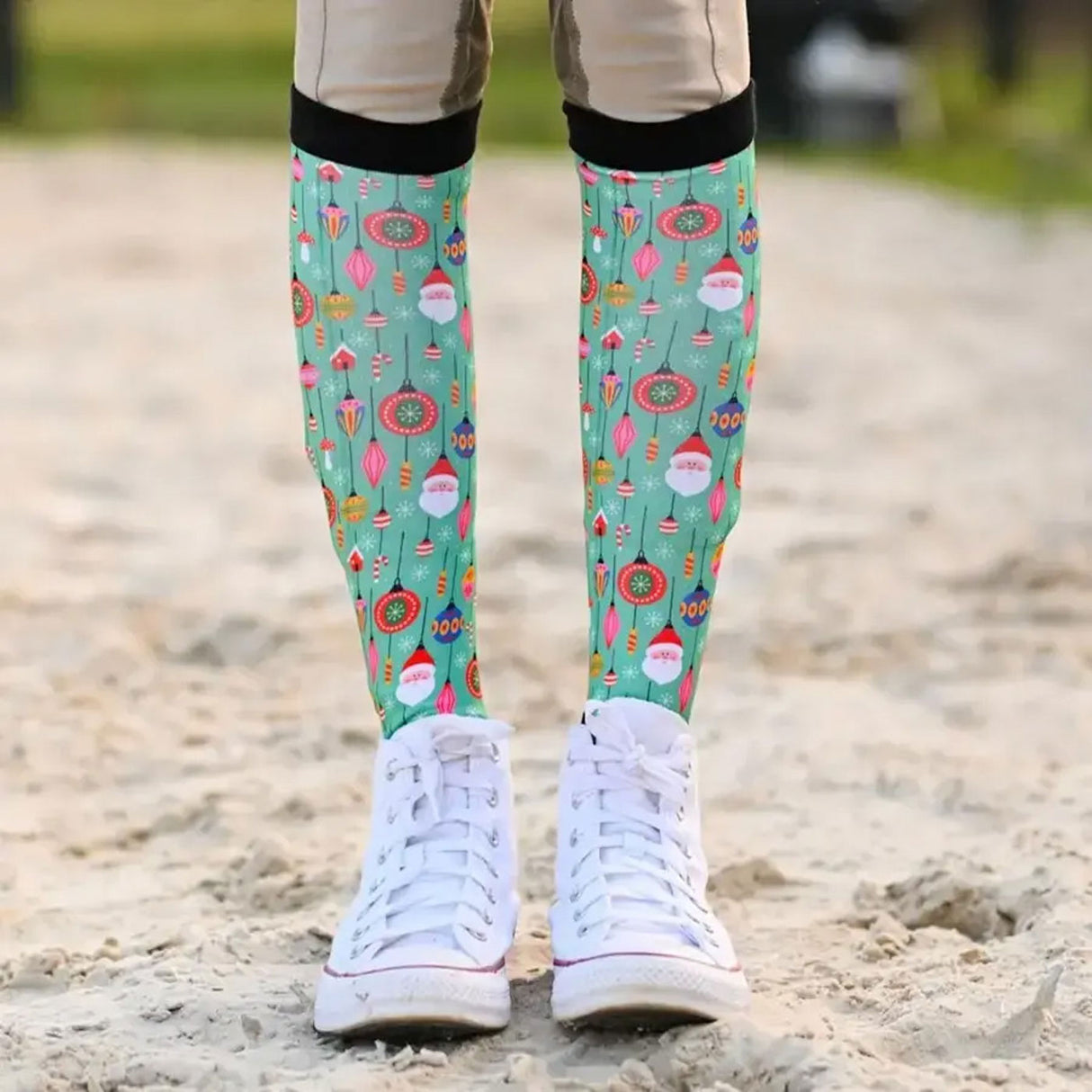 Dreamers & Schemers Holiday Deck The Halls Boot Socks