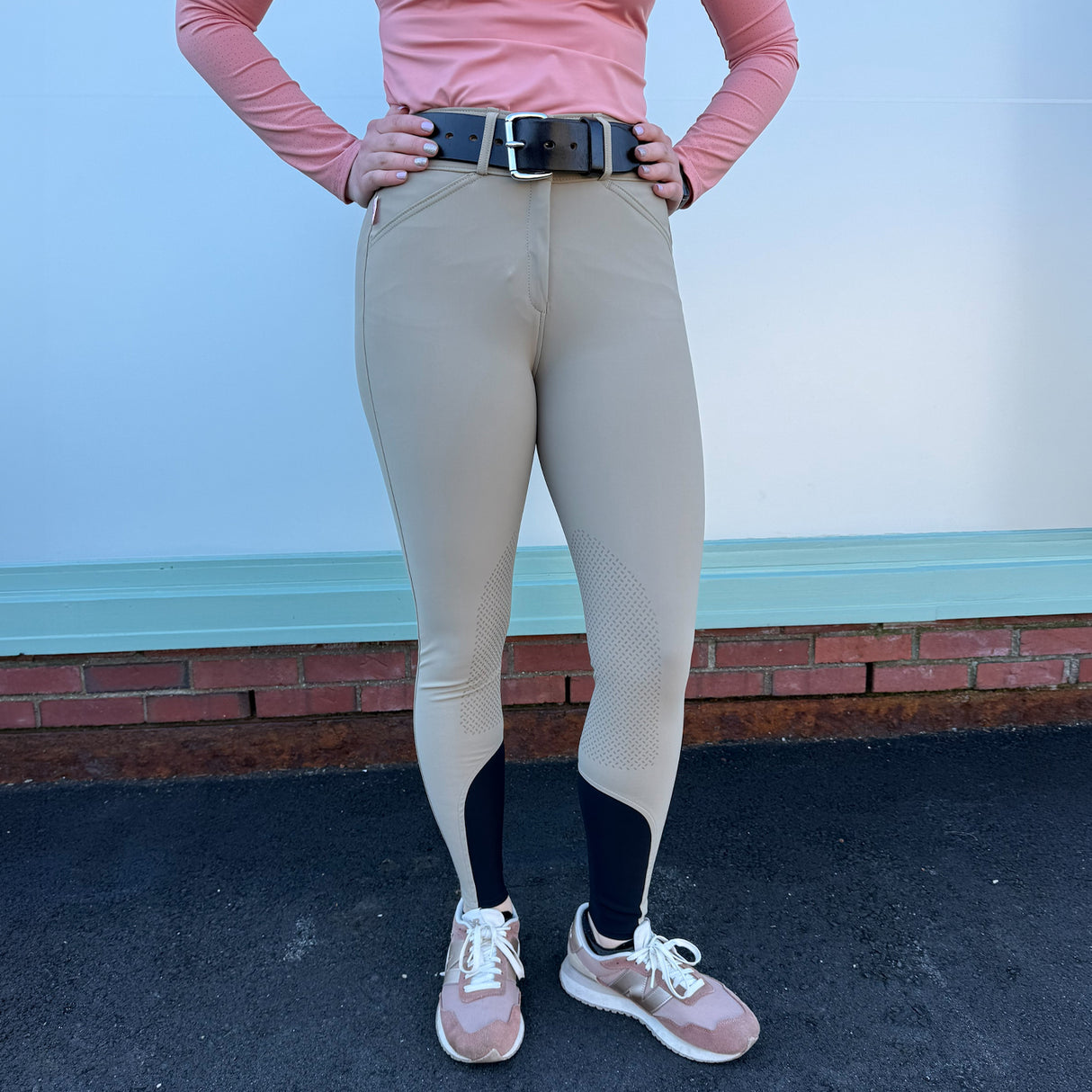 Tailored Sportsman Lightweight Technical Mid-Rise Silicone Knee Patch Breech