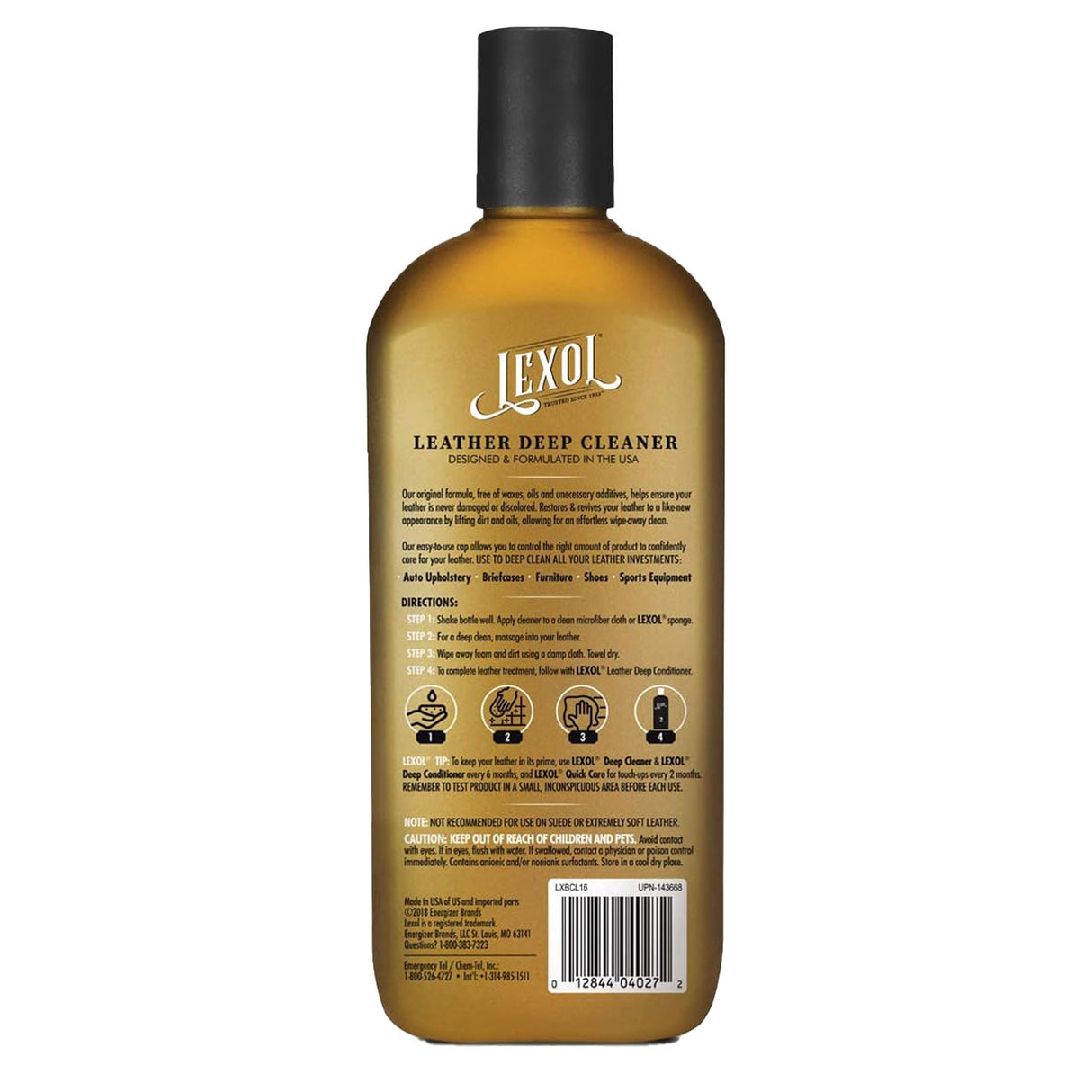 Lexol All Leather Cleaner 16.9 oz.