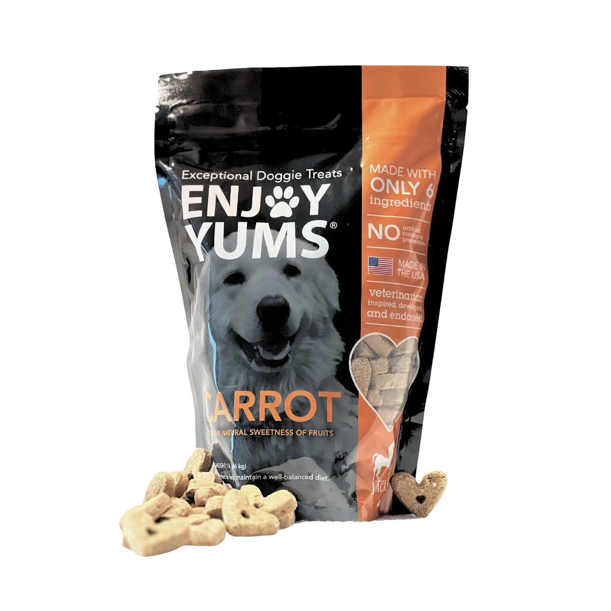 Enjoy Yums Dog Treats Carrot 1 lb.