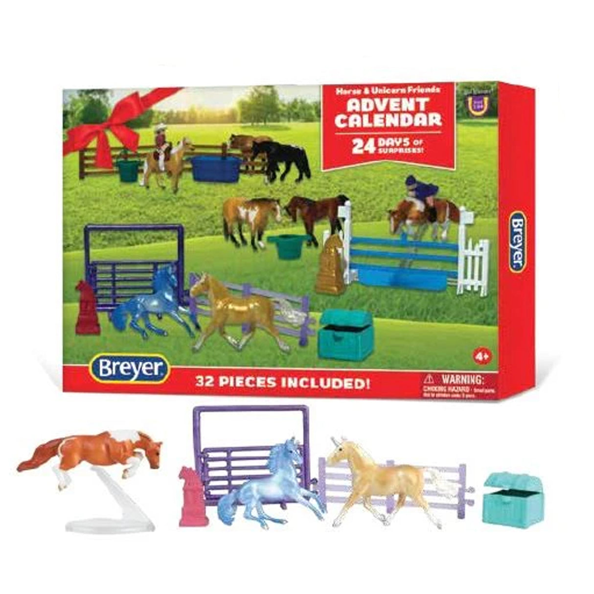 Breyer Mini Whinnies Horse & Unicorn Friends Advent Calendar Playset