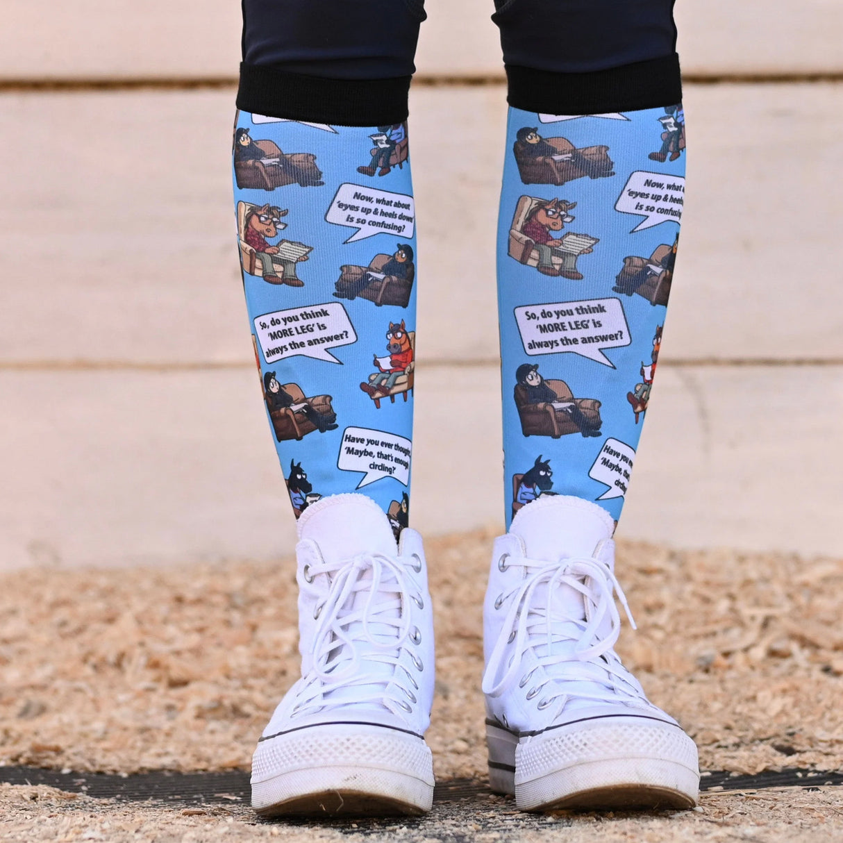 Dreamers & Schemers Horse Therapy Boot Socks