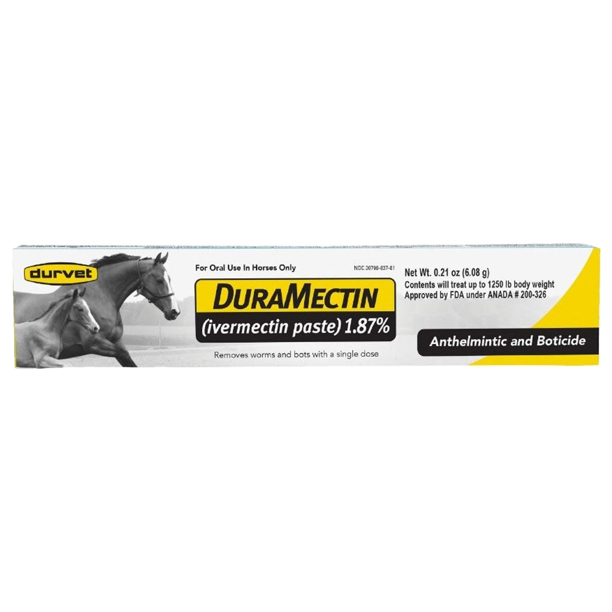 Durvet DuraMectin Ivermectin Dewormer Paste 0.21 oz.