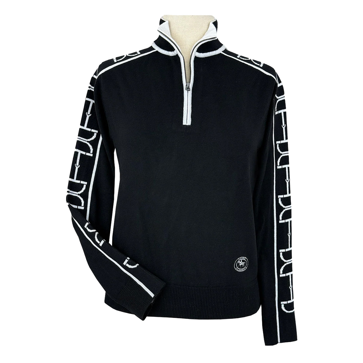 Essex Classics Polished Bit Quarter Zip Sweater