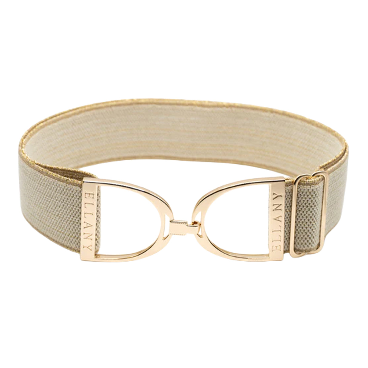 Ellany Elastic Belt W/ Gold Stirrup