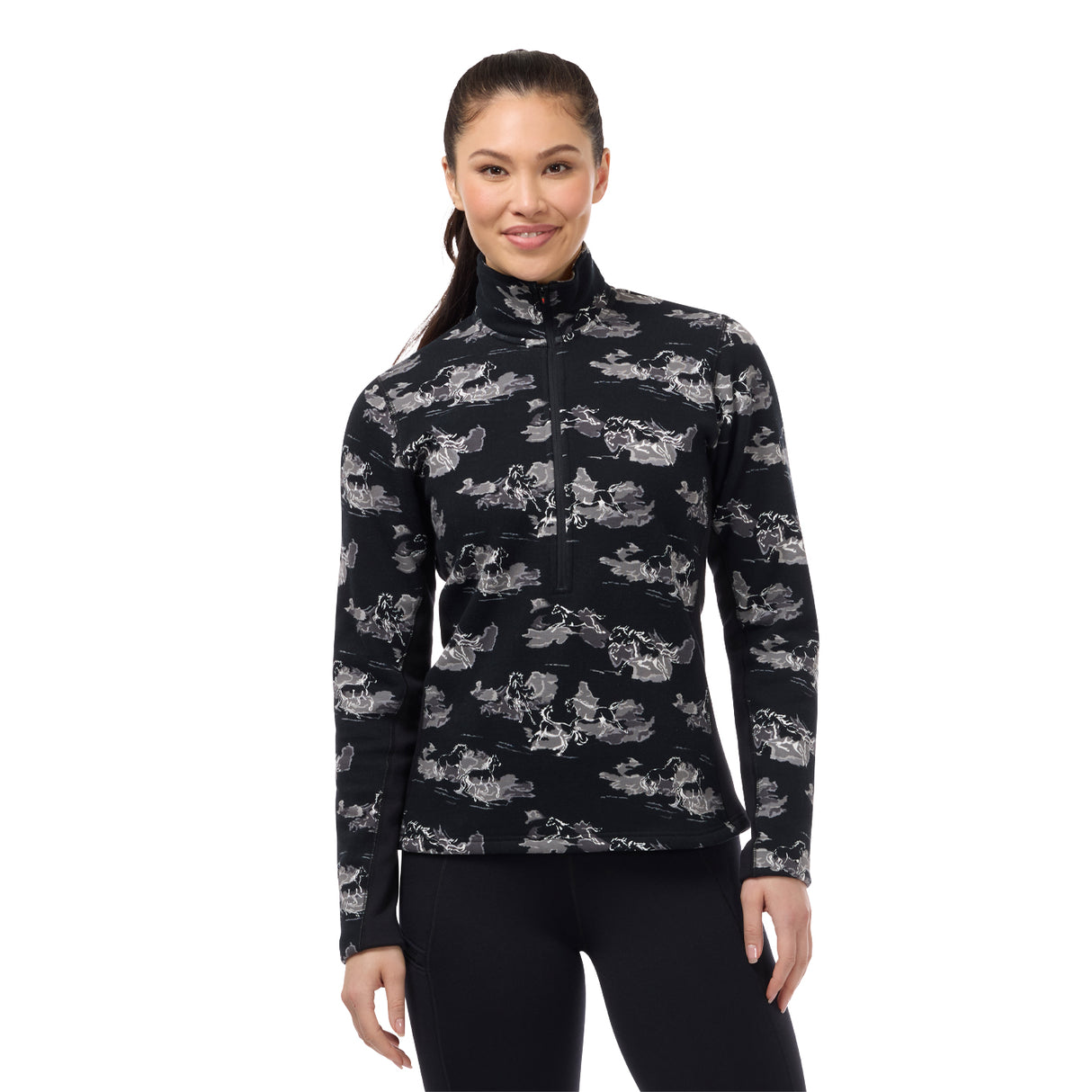 Kerrits Soft Haven Plush Fleece Half Zip Top