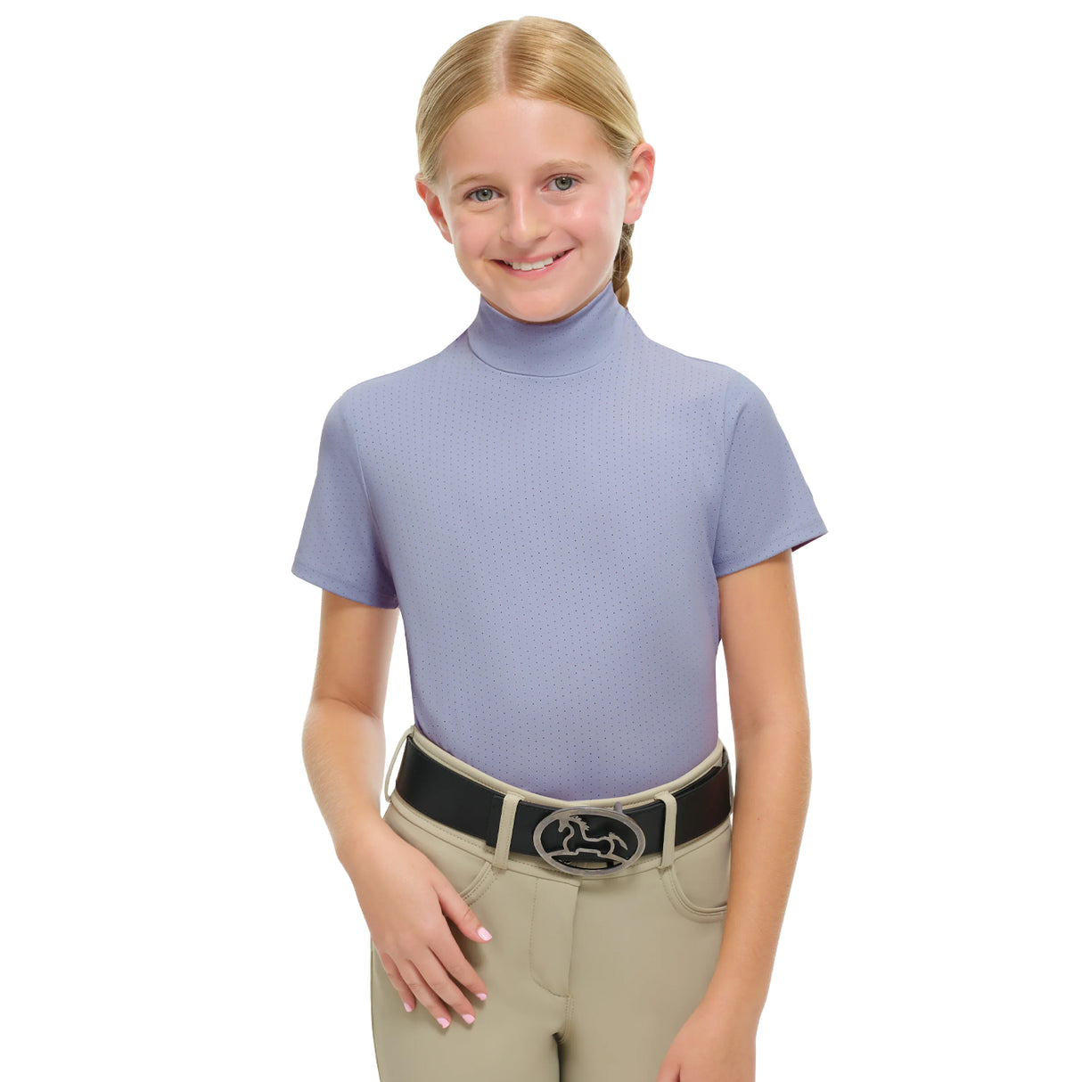 RJ Classics Jodi Short Sleeve Perforated Top - Kids'
