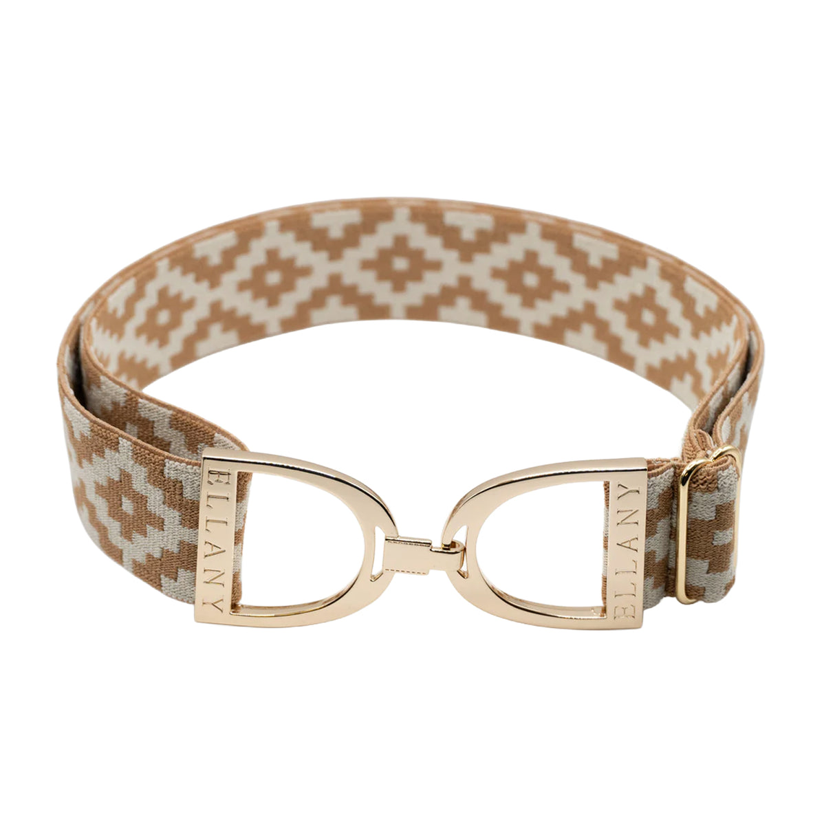 Ellany Elastic Belt W/ Gold Stirrup 1 1/2 in.