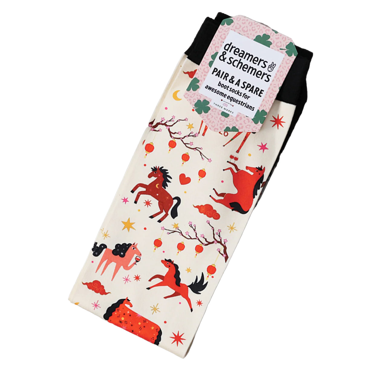 Dreamers & Schemers Year Of The Horse Boot Socks
