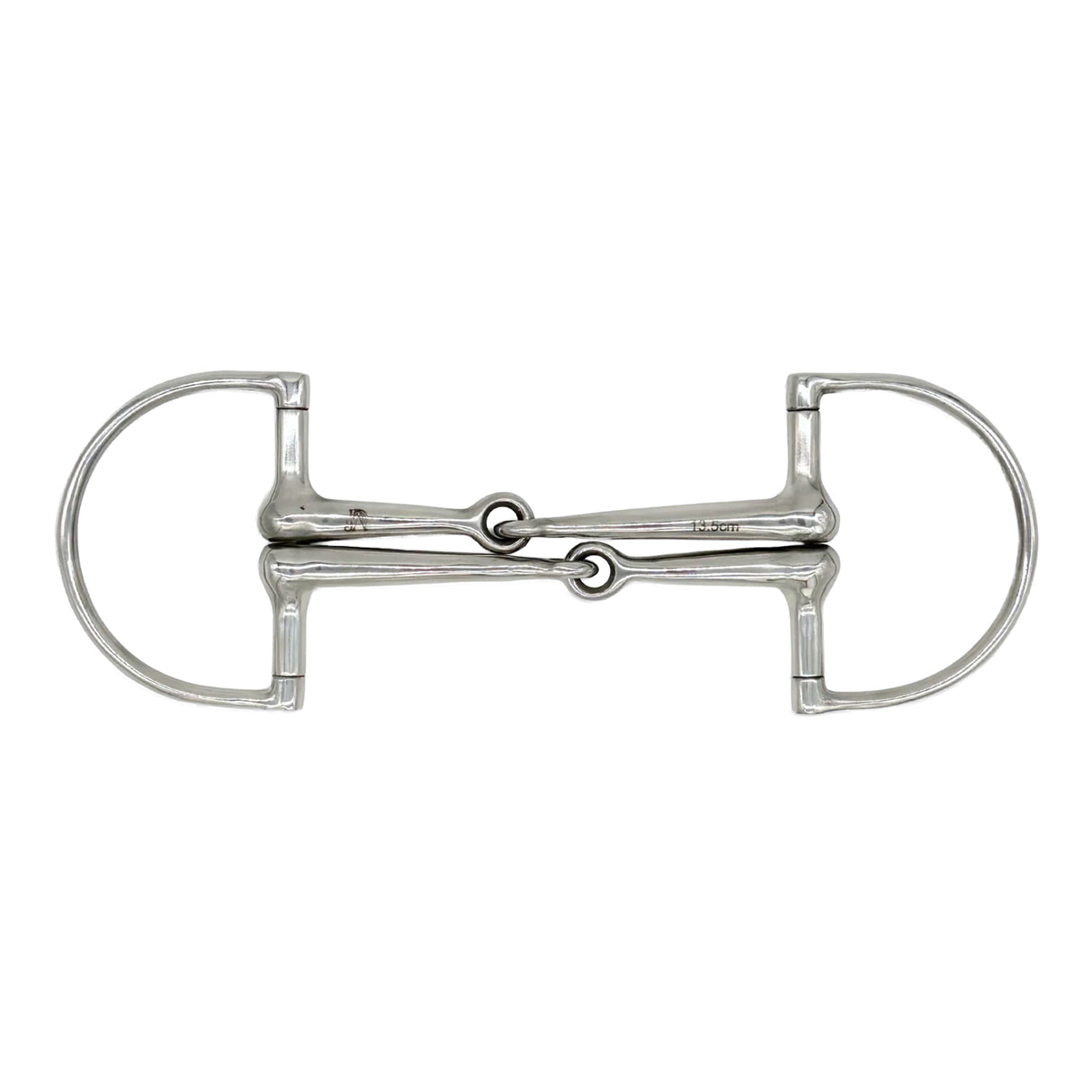 Jake Adams Dee Ring Double Mouthpiece Snaffle Bit