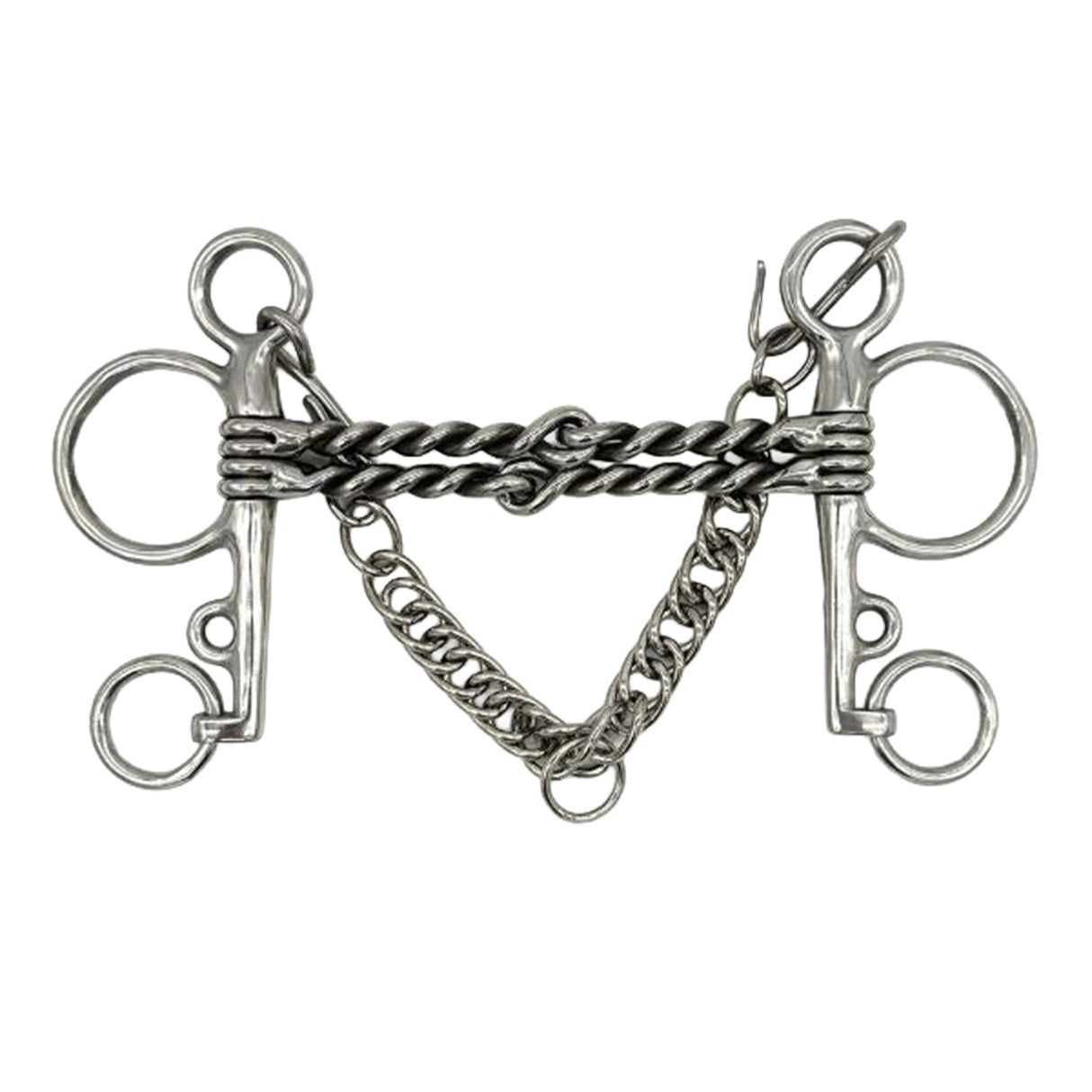 Jake Adams Pelham Double Twisted Wire Bit