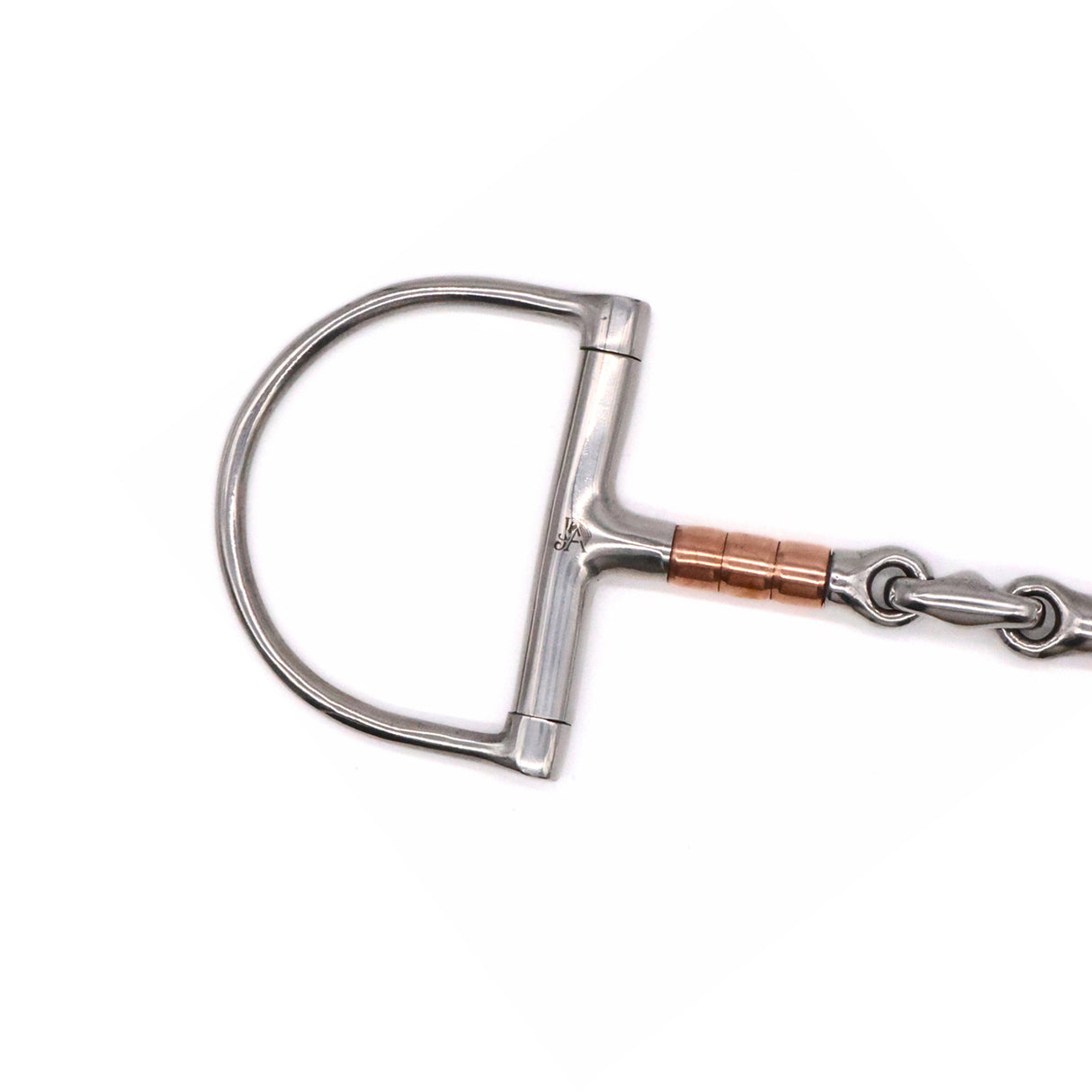Jake Adams Dee Ring Copper Roller Double Jointed Elliptical Bit