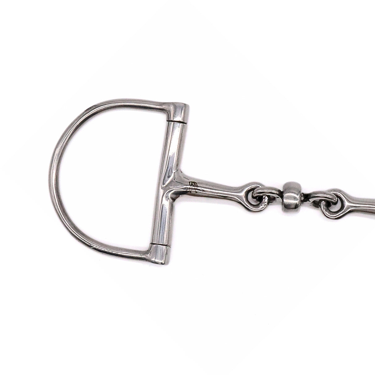 Jake Adams Dee Ring Double Jointed Bit W/ Stainless Steel Roller