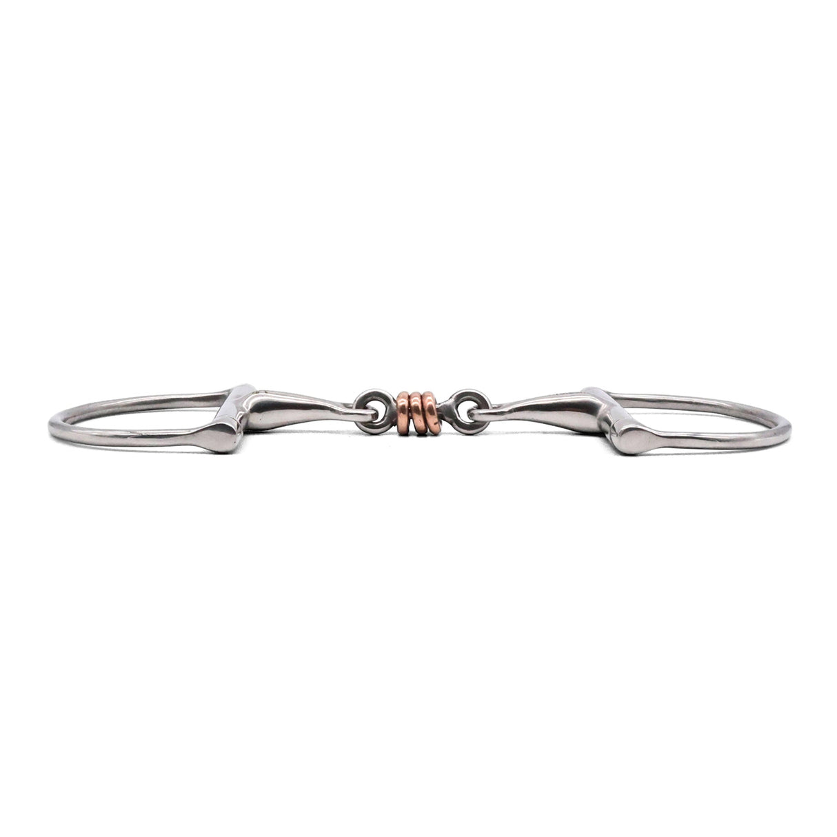 Jake Adams Dee Ring Double Jointed Bit W/ Triple Copper Roller