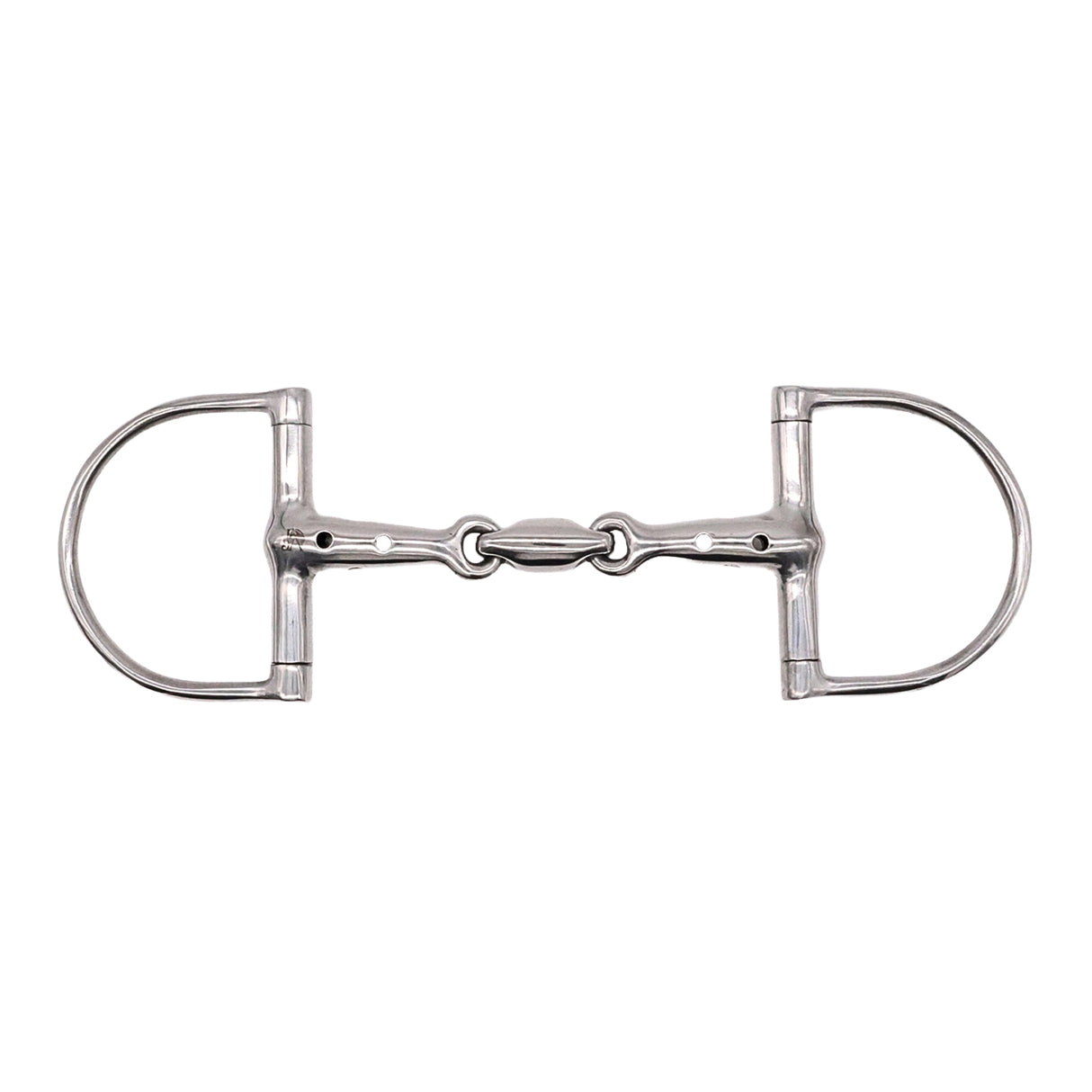 Jake Adams Dee Ring Double Jointed Whistle Bit W/ Lozenge