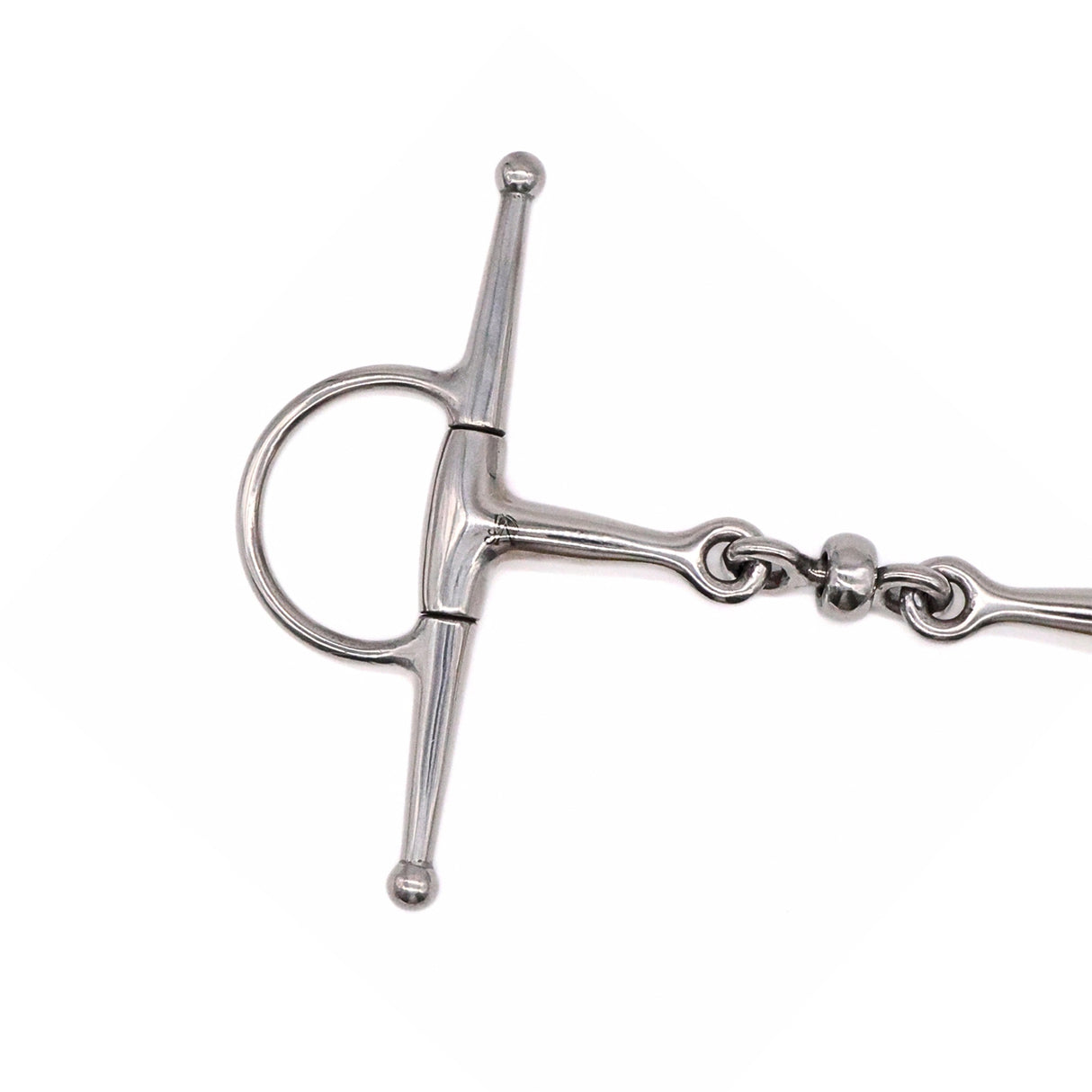 Jake Adams Full Cheek Double Jointed Bit W/ Stainless Steel Roller