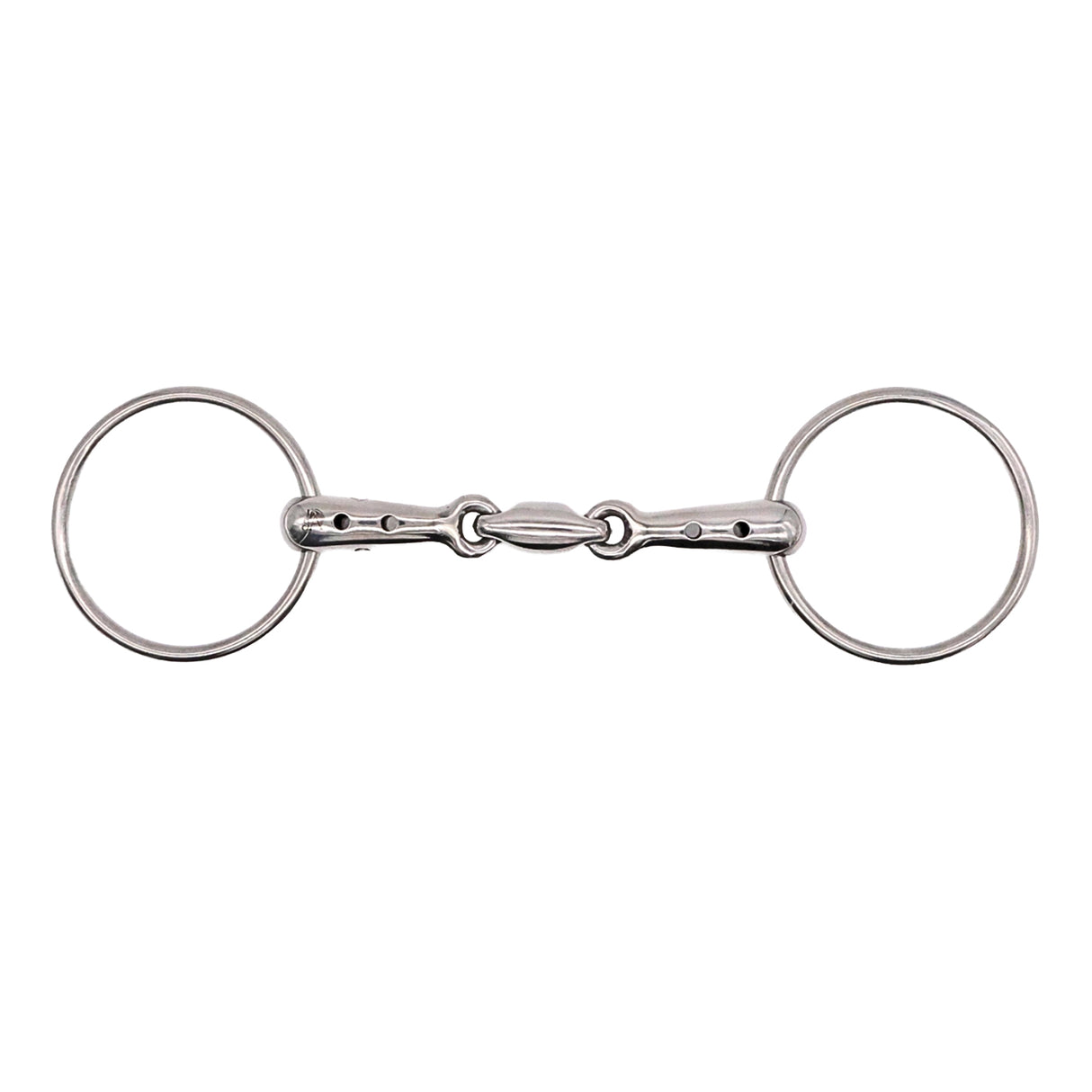 Jake Adams Loose Ring Double Jointed Whistle Bit W/ Lozenge