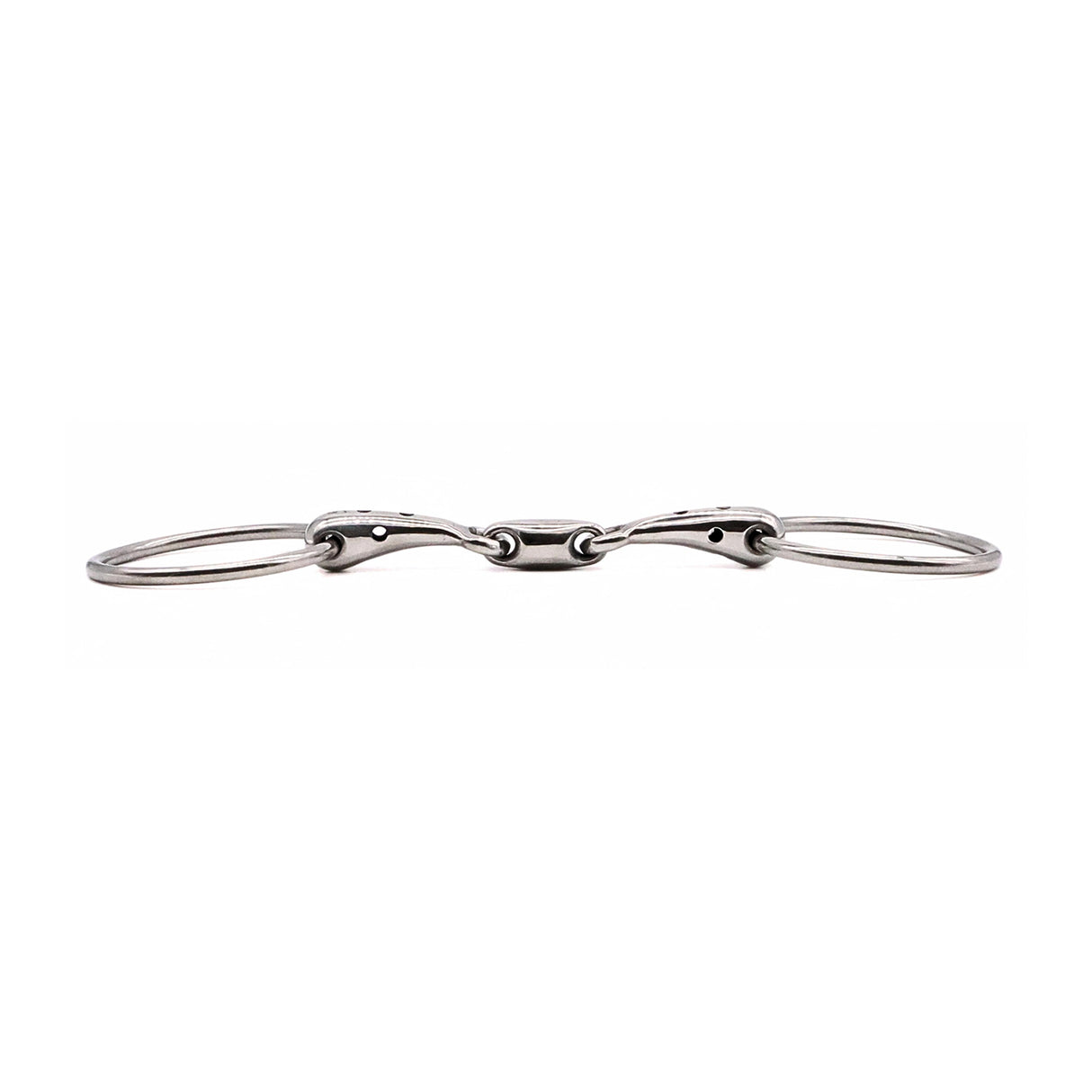 Jake Adams Loose Ring Double Jointed Whistle Bit W/ Lozenge