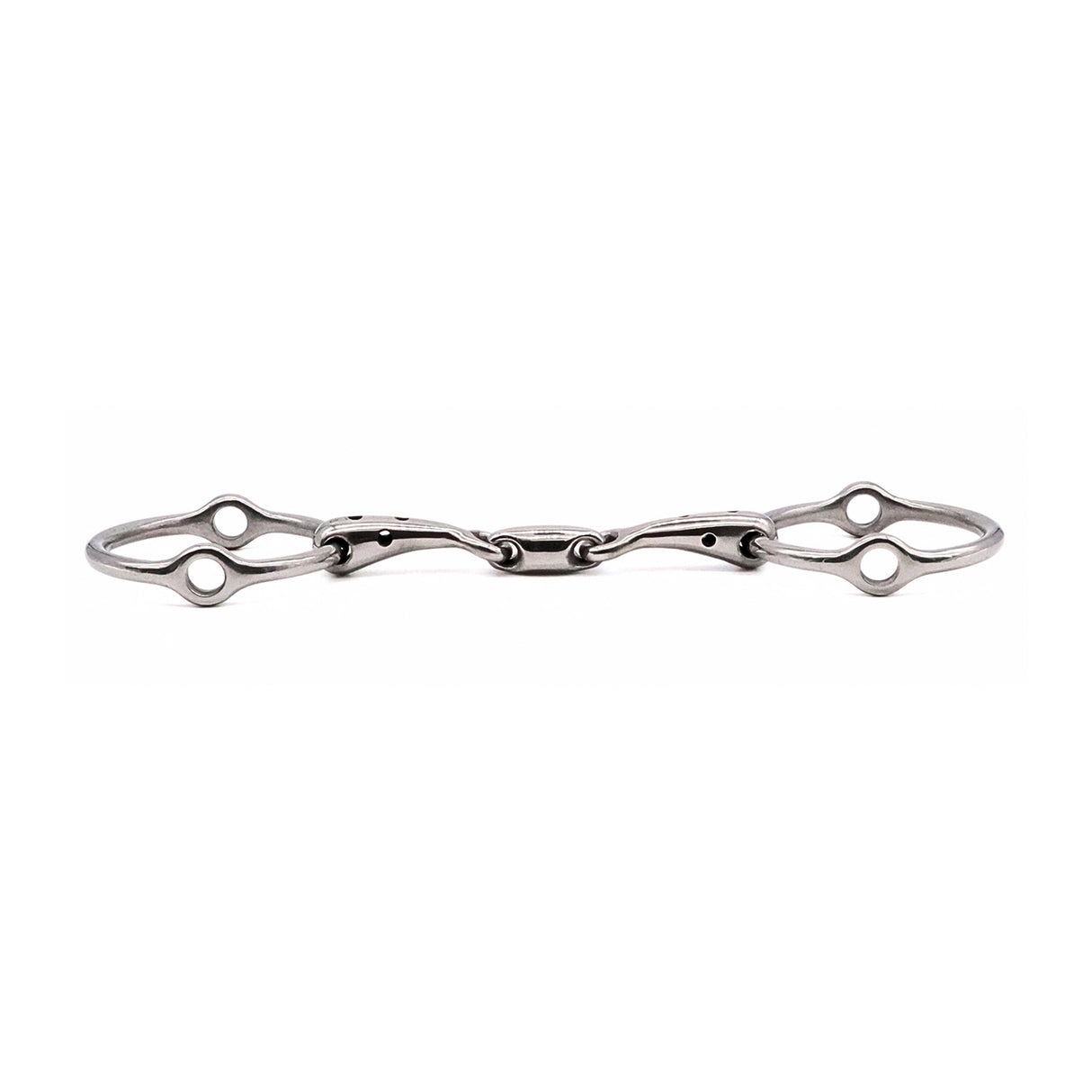 Jake Adams Loose Ring Gag Double Jointed Whistle Bit W/ Lozenge