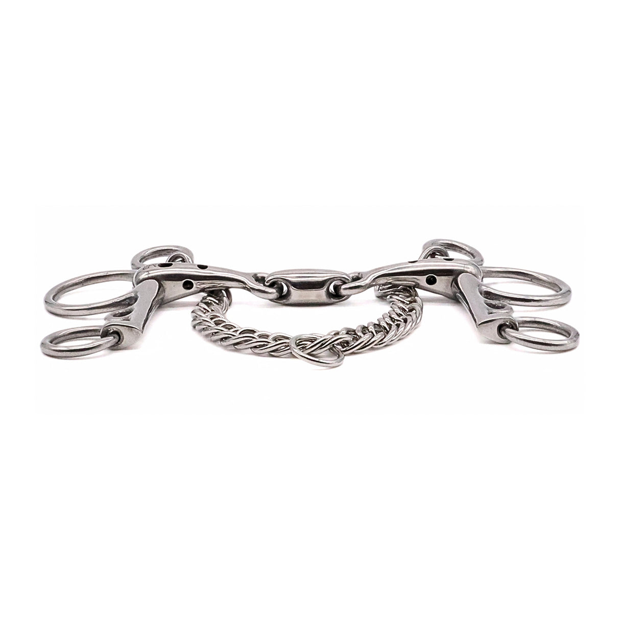 Jake Adams Pelham Double Jointed Whistle Bit W/ Lozenge