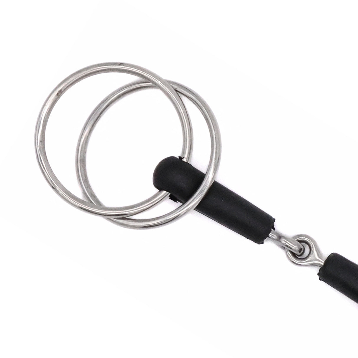 Jake Adams Wilson Rubber Snaffle Bit