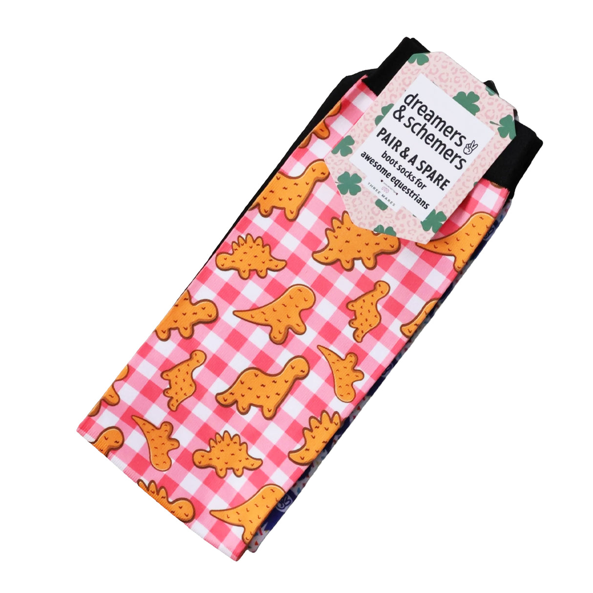 Dreamers & Schemers Dino Nuggies Boot Socks
