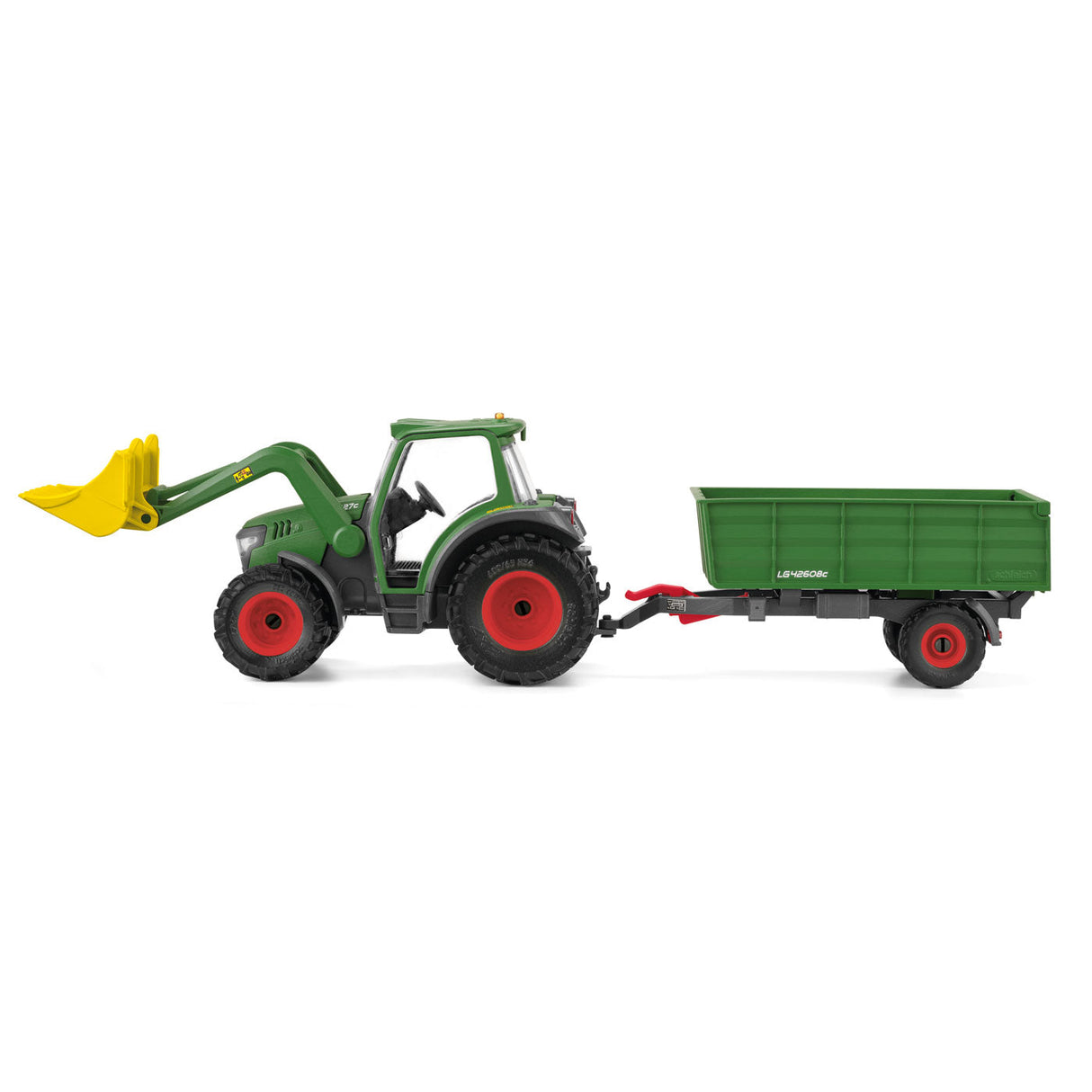 Schleich Farm World Tractor W/ Trailer