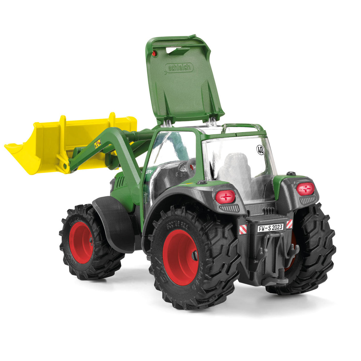 Schleich Farm World Tractor W/ Trailer