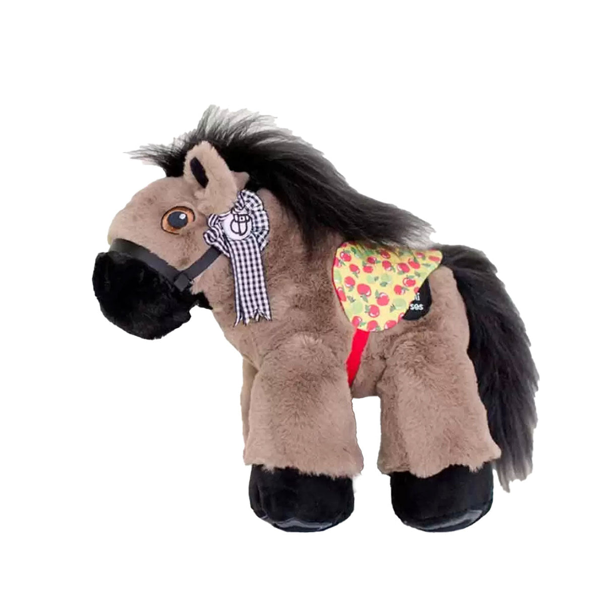 Piccoli Espresso Pony English Plush 11 in.