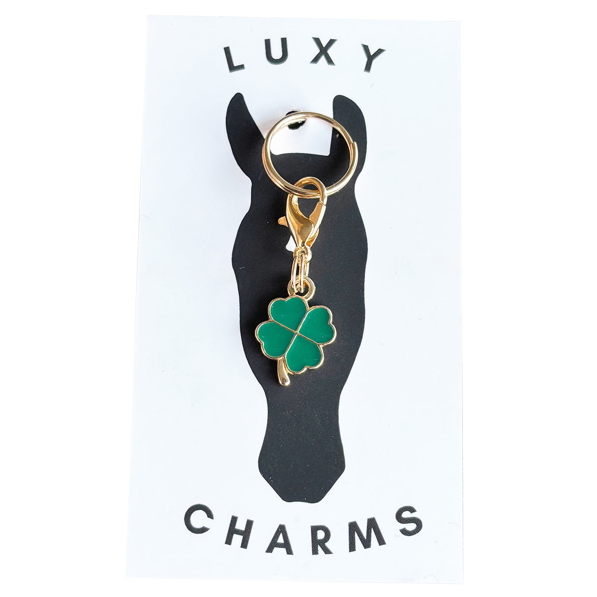 Luxy Charms Four Leaf Clover Tack Charm