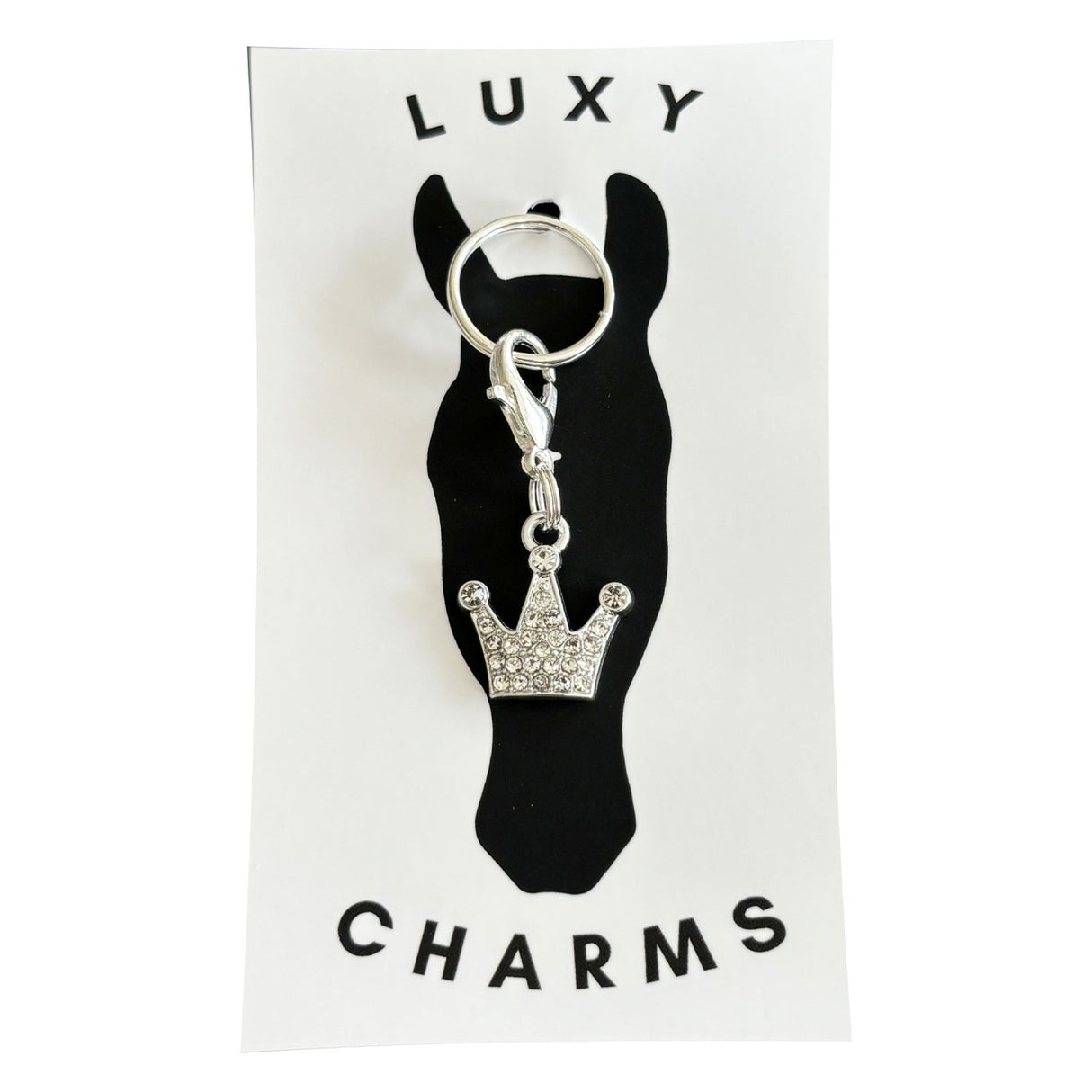 Luxy Charms Bling Crown Tack Charm