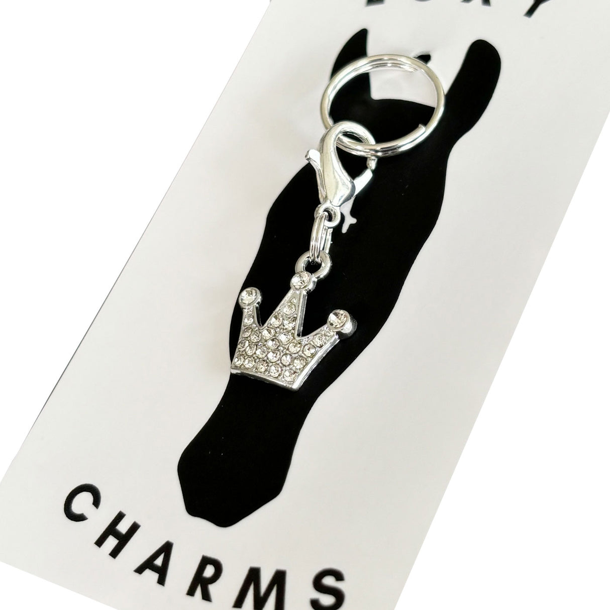Luxy Charms Bling Crown Tack Charm