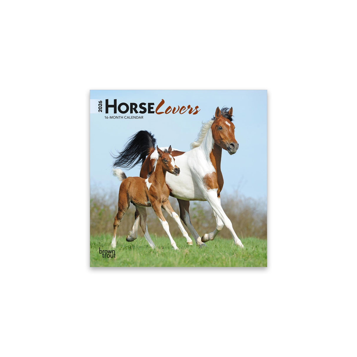 BrownTrout Horse Lovers 2026 Mini Calendar