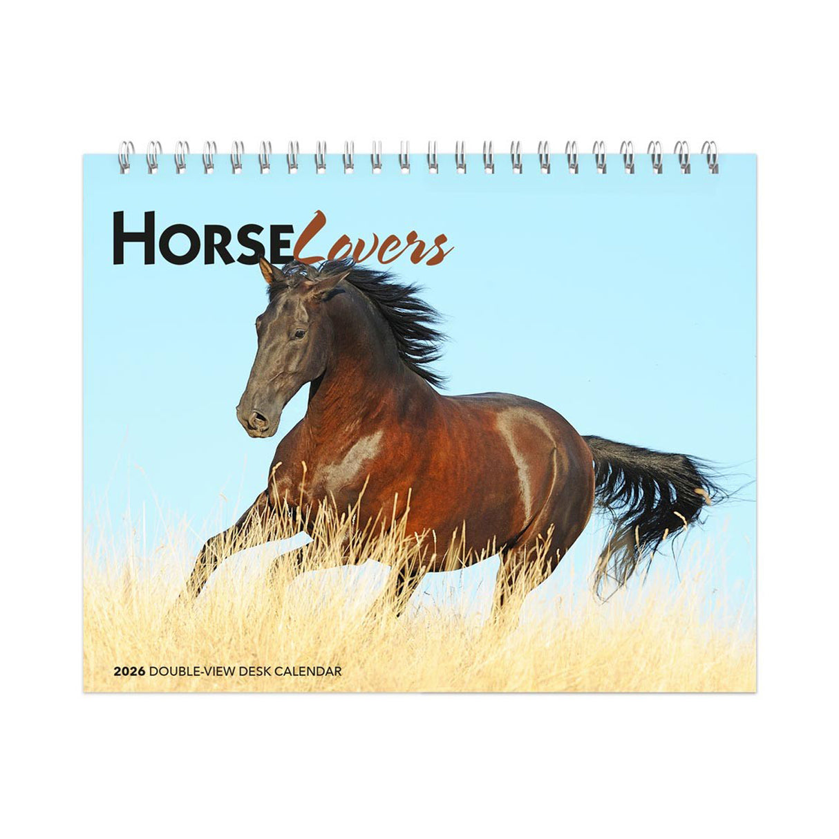 BrownTrout Horse Lovers 2026 Double View Easel Calendar
