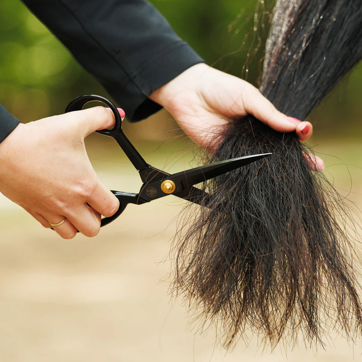 Hairy Pony Horse Tail Trimming Scissors