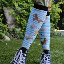 Dreamers & Schemers Cash Money Boot Socks